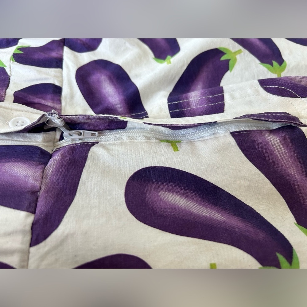 ZESTIES MALE ROMPER-EGGPLANT COTTON/SPANDEX BLEND, STRETCHY Sz. S. QUIRKY - Picture 4 of 10